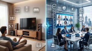 Commercial AV Solutions vs. Standard Audio/Video Setup: What’s the Difference?